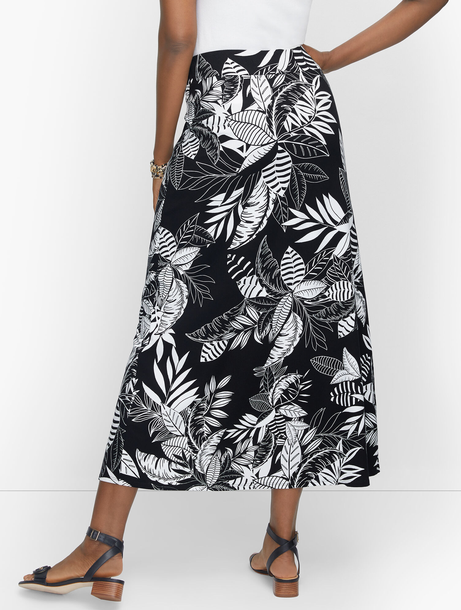 Jersey Knit Maxi Skirt