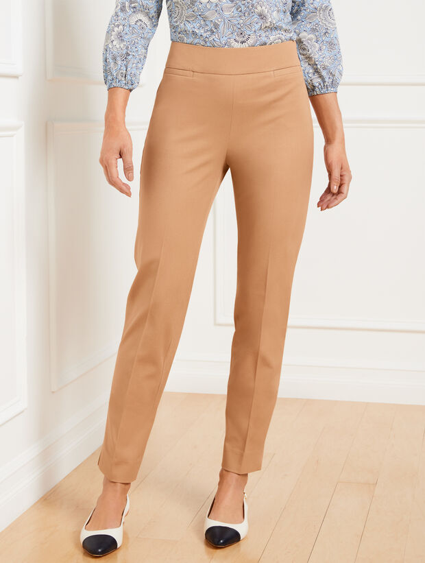 Talbots Chatham Slim Leg Ankle Pants - Curvy Fit | Talbots