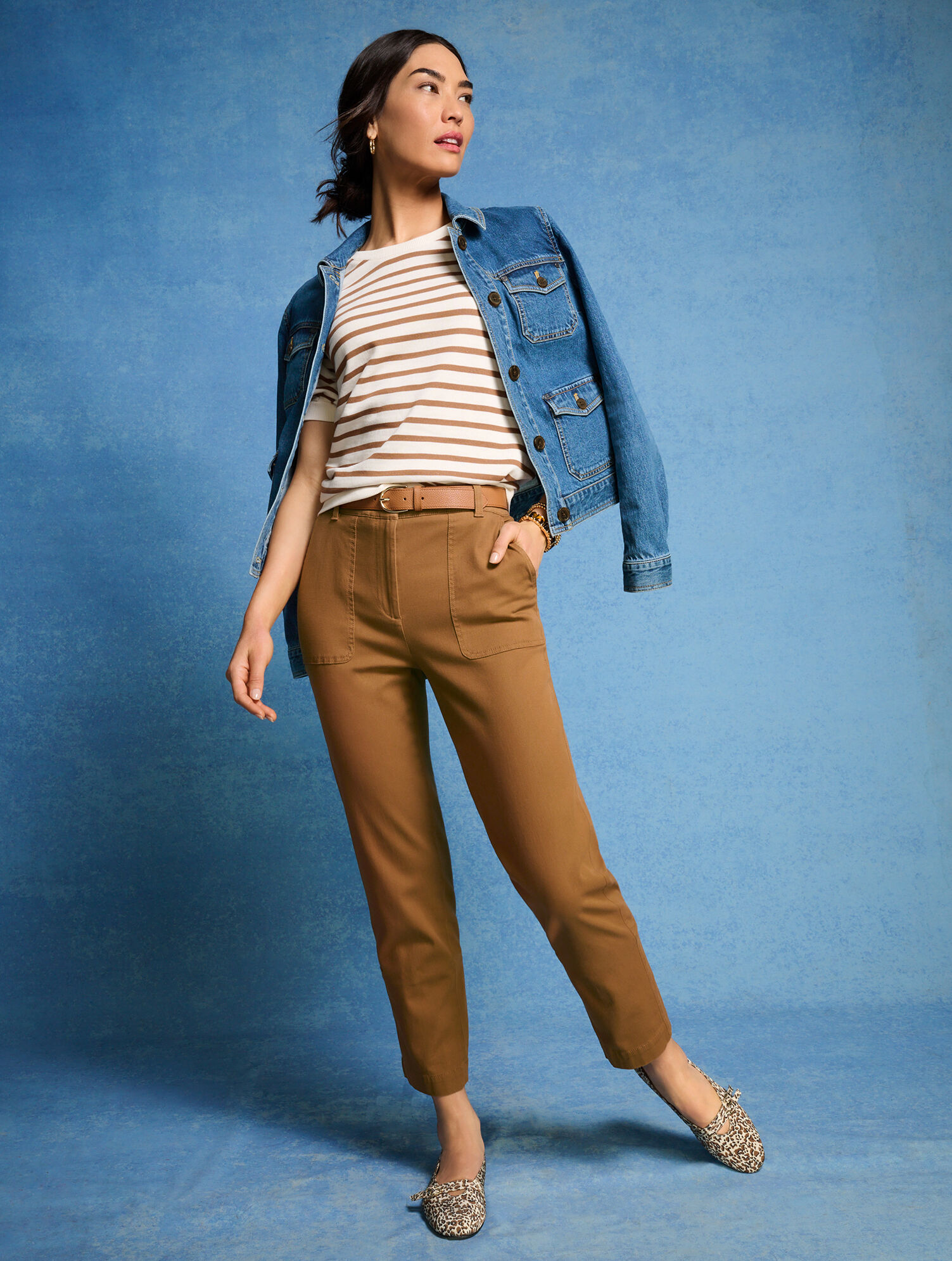 Tapered Ankle Pants
