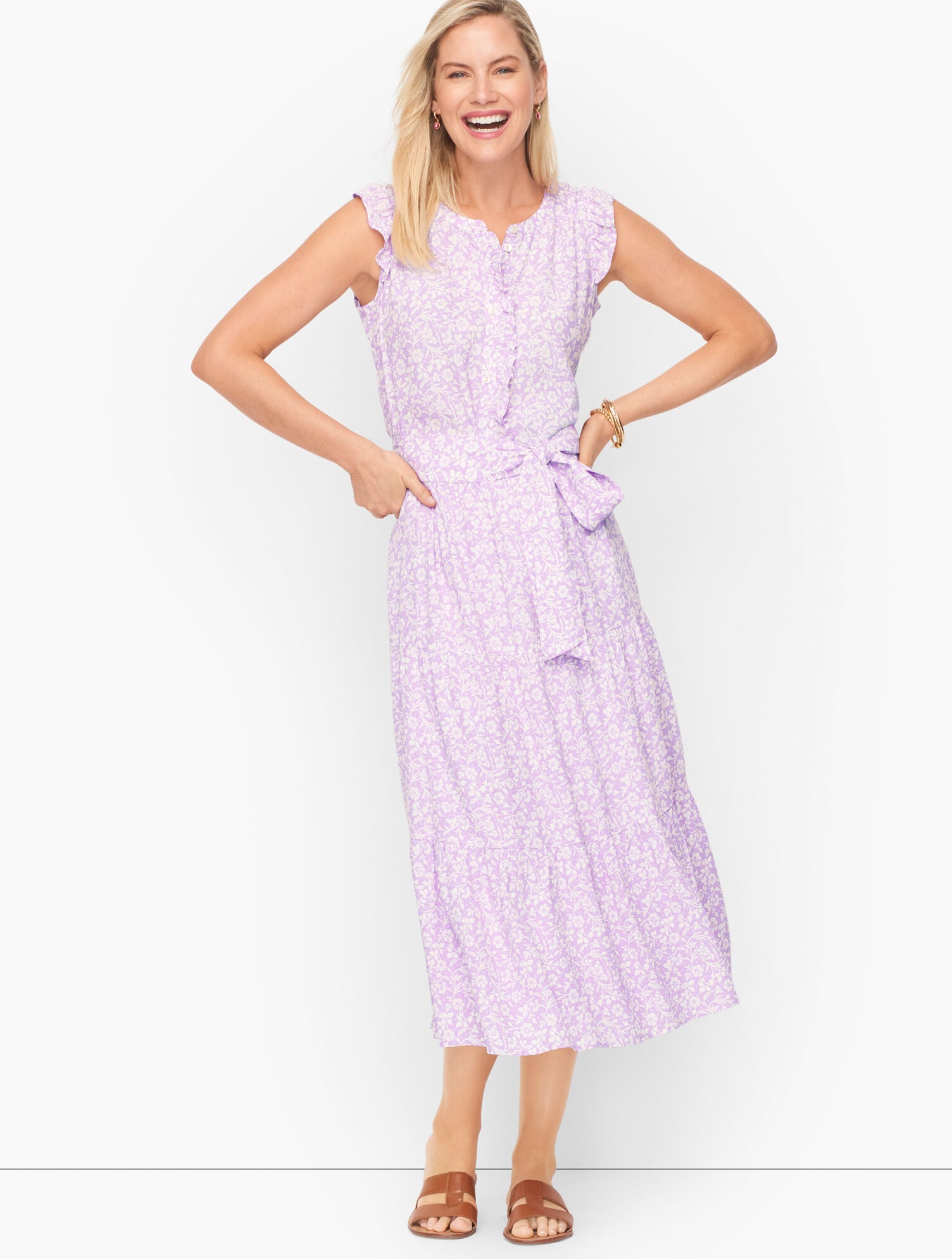 knee length dresses for ladies Petal and Pup Women's Floret Midi Dress