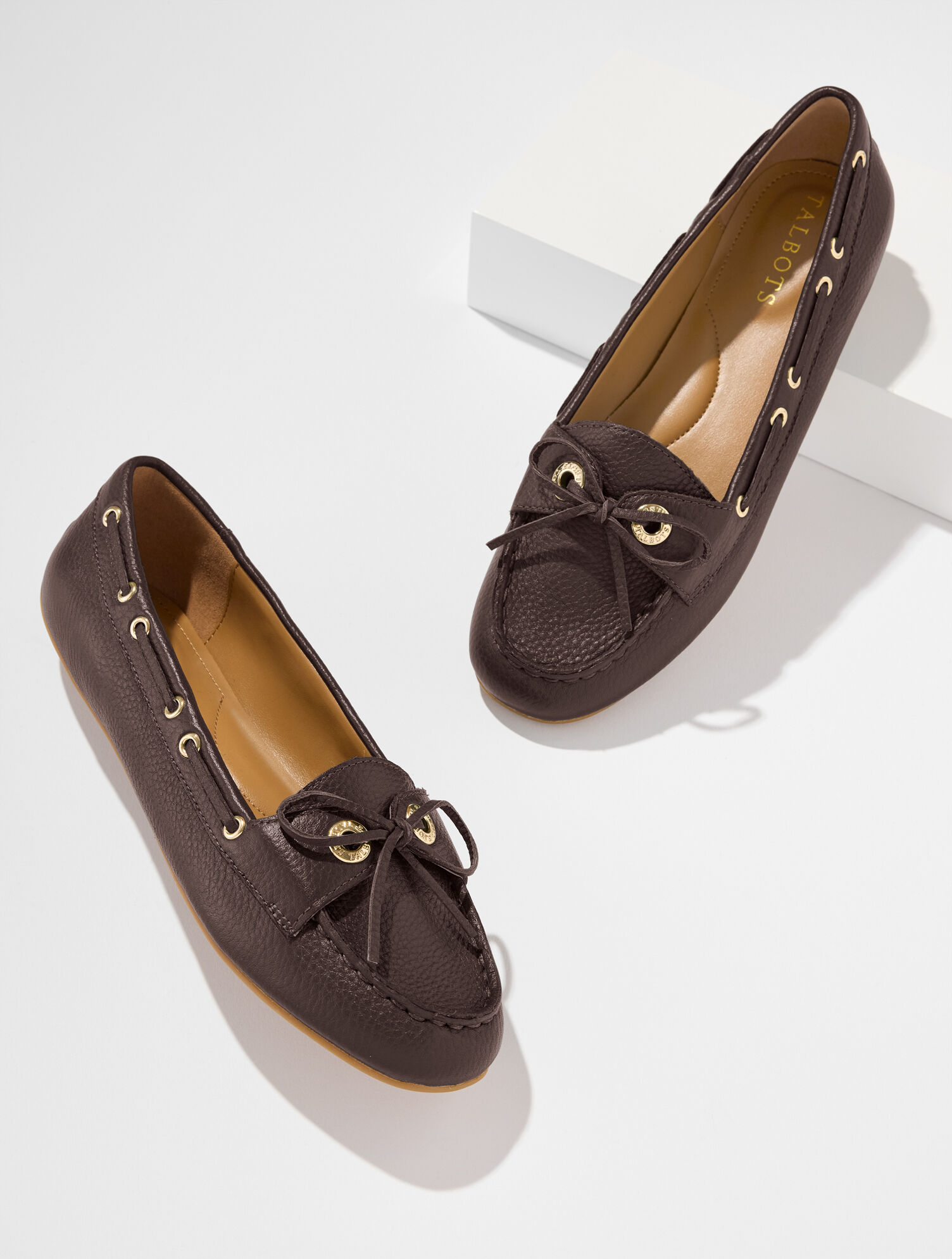Everson Pebble Leather Driving Loafers