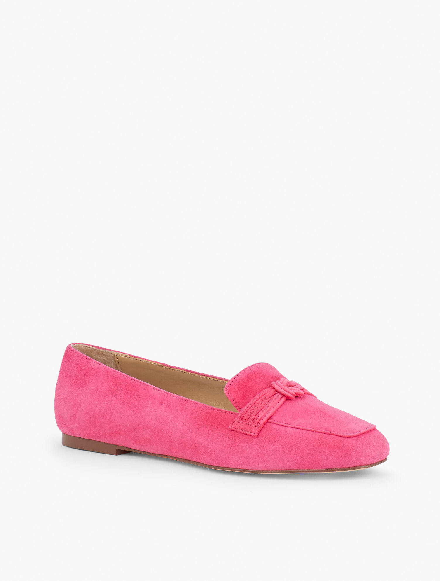 Stella Knot Suede Loafers | Talbots