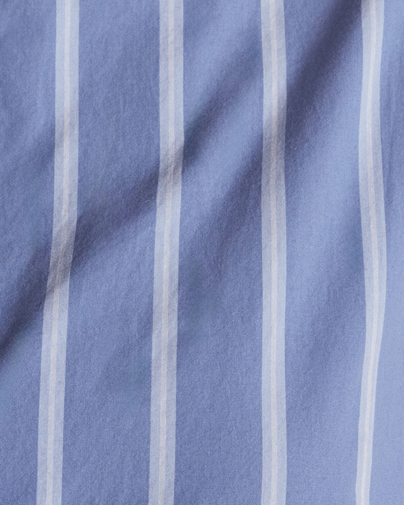 Organic Cotton Poplin Pinstripe Pajama Pants