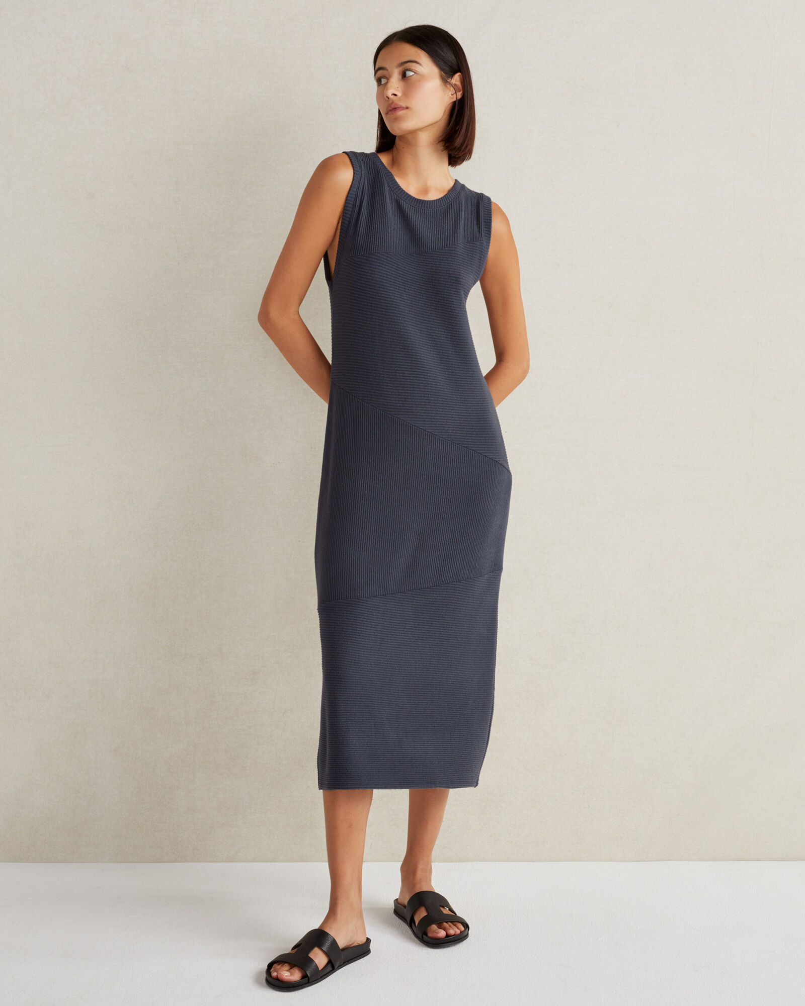 Brushed Rib Knit Dress
