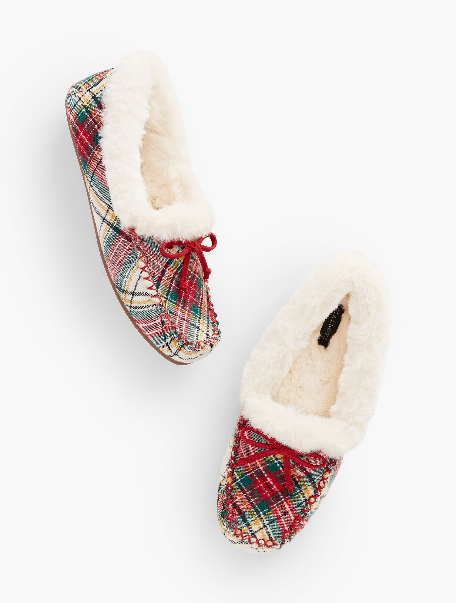 Ruby Plaid Slippers