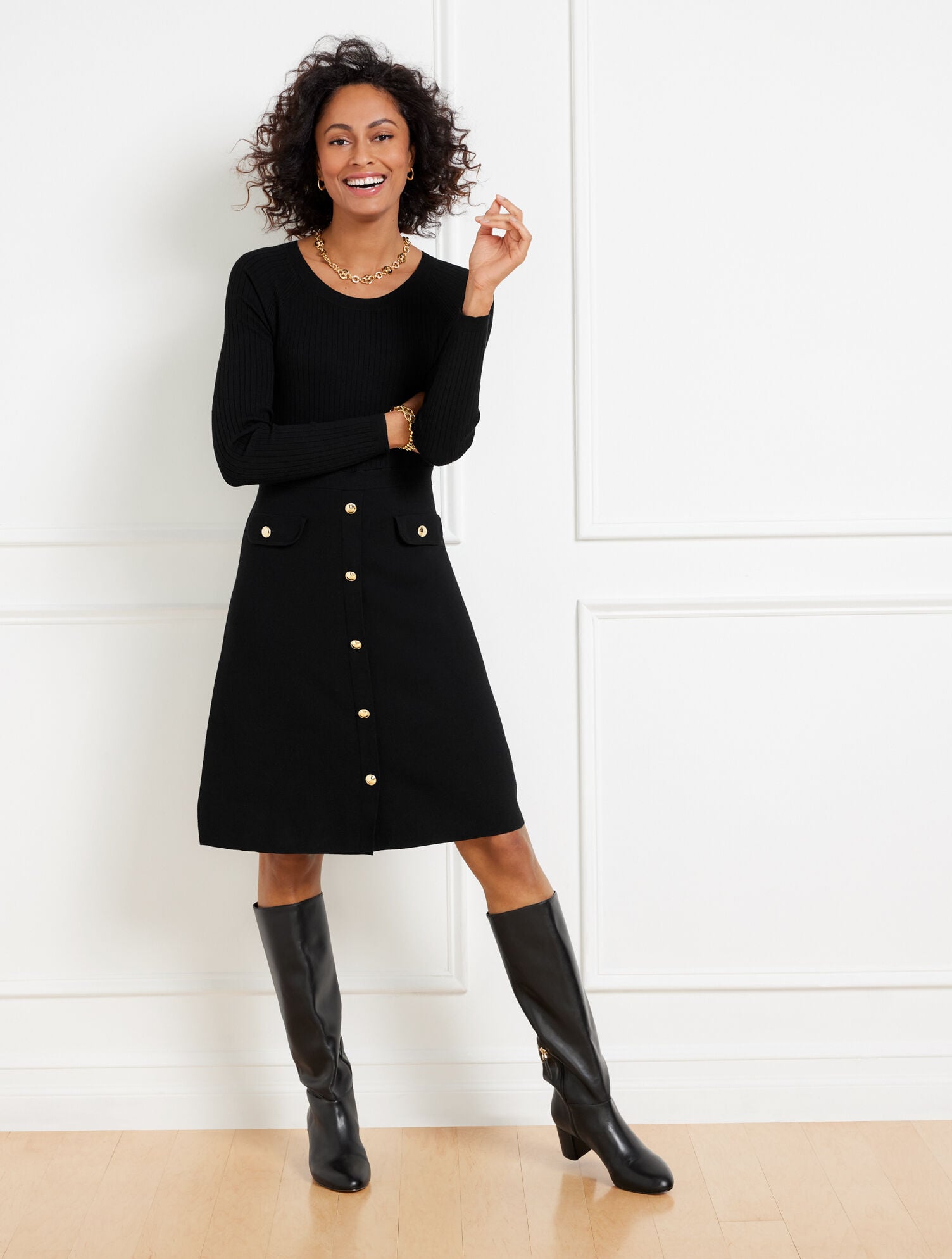 Raglan jumper dress