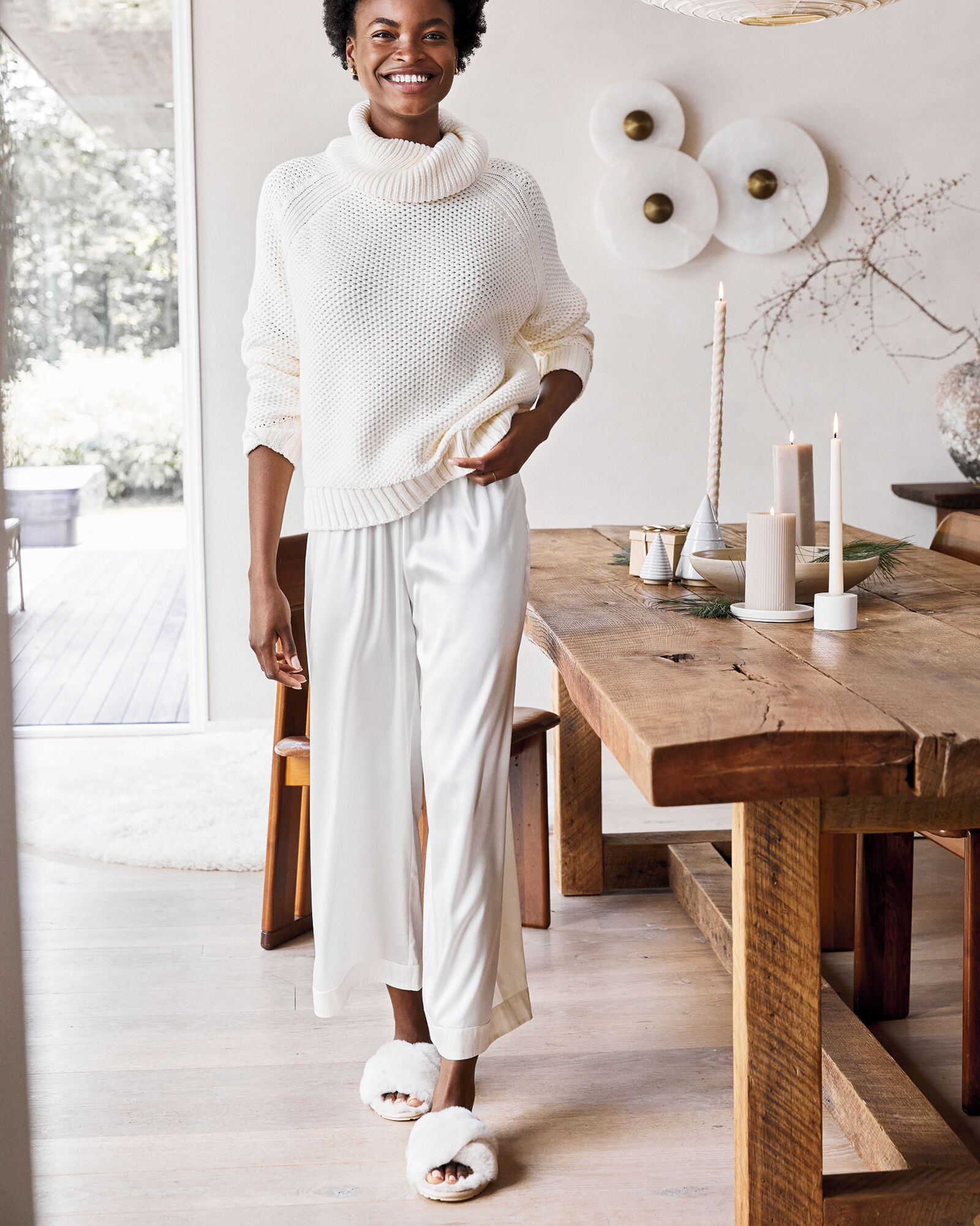 Cotton Honeycomb Sweater