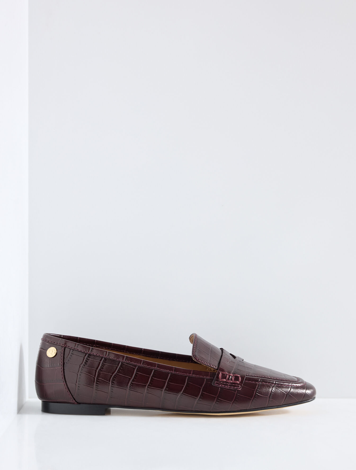Erin Leather Loafers - Embossed - thumbnail 3