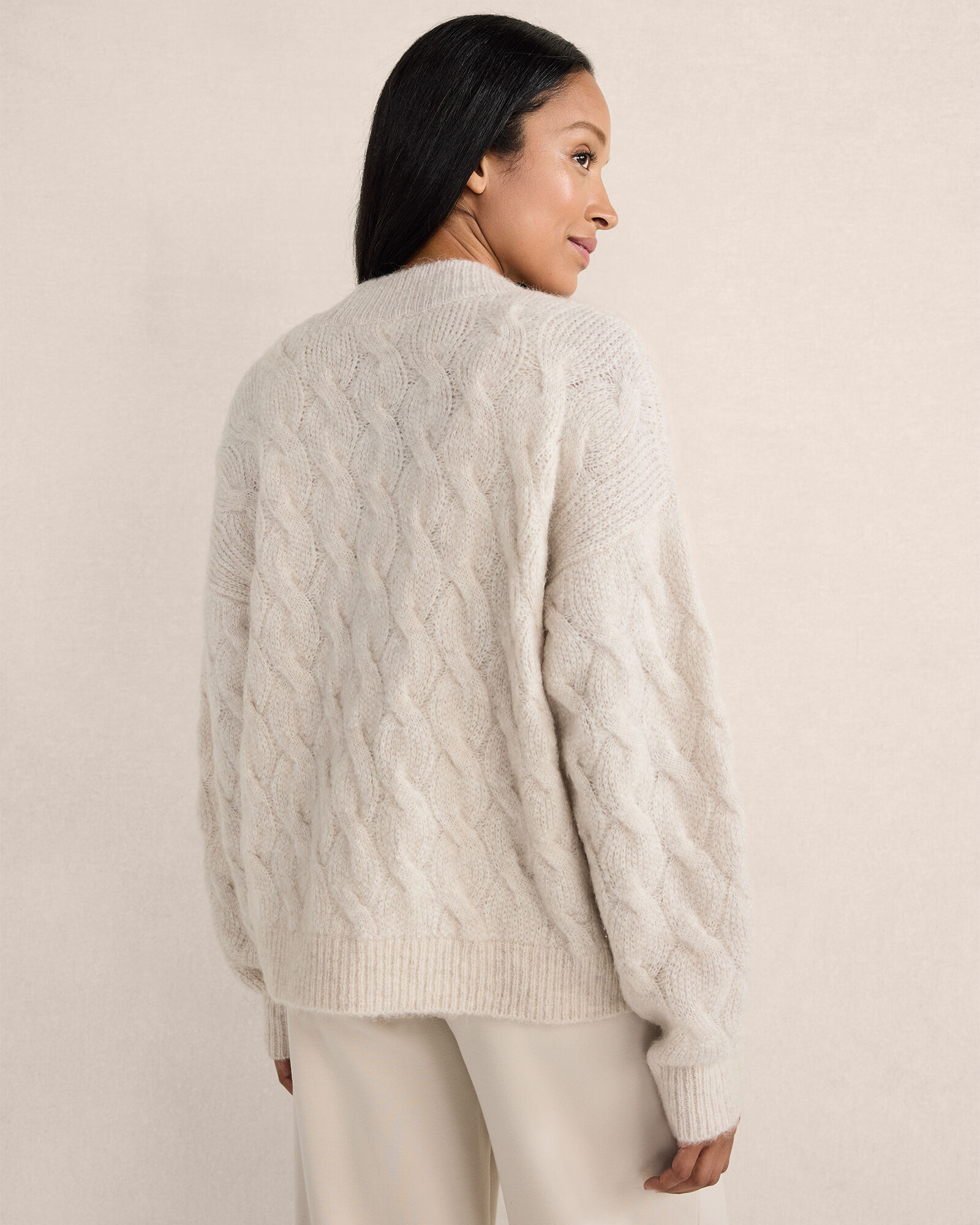 vision knitted cardigan