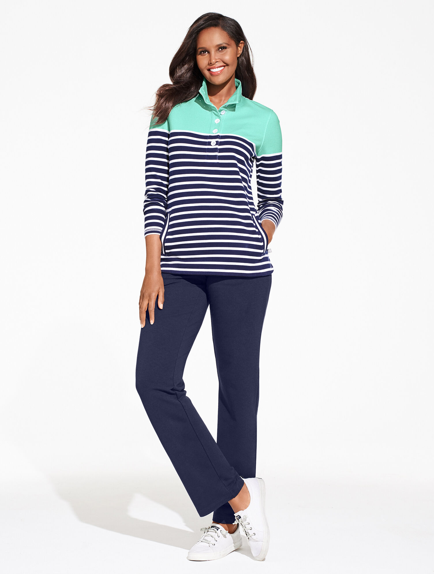 Pima Terry Relaxed Leg Pants