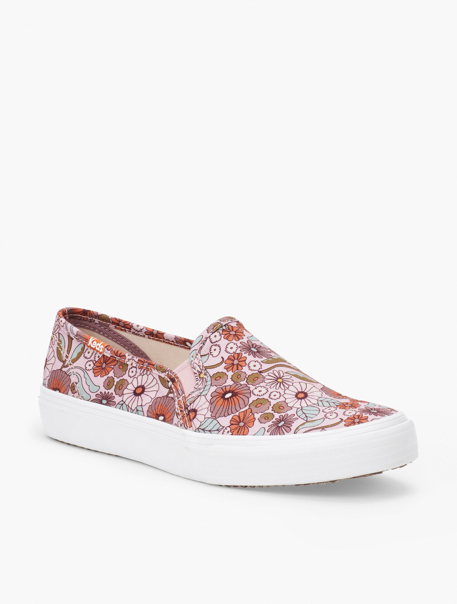 Keds&reg; Double Decker Slip-On Sneakers - Groovy Floral
