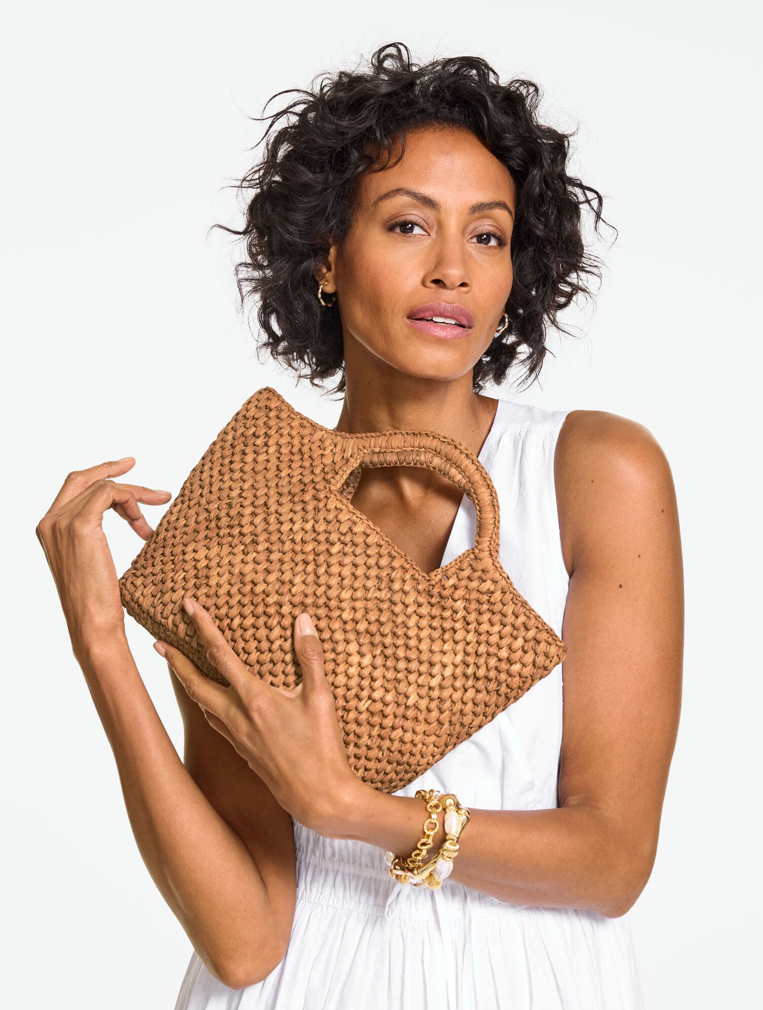 Hat Attack Sandy Handheld Bag | Talbots