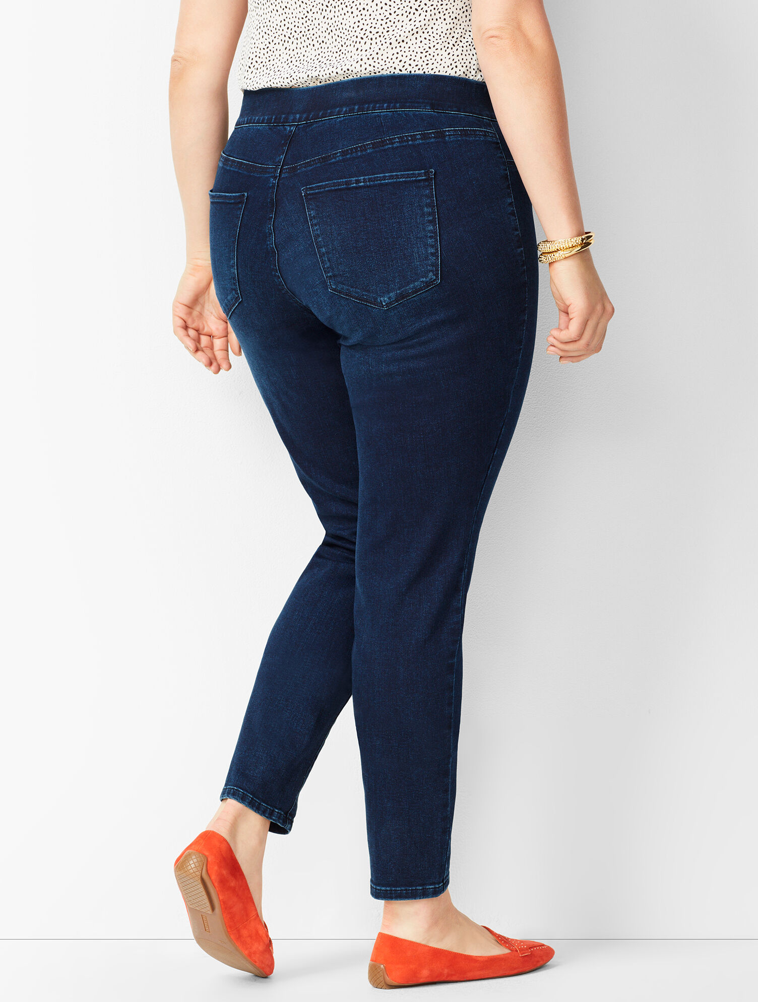 Comfort Stretch Pull-On Denim Jegging - Benning Wash
