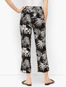 Wide Leg Crops - Tropical Graphic