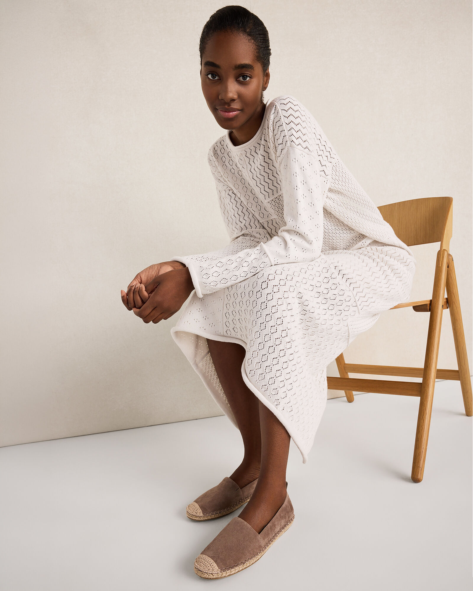 Suede Flat Espadrilles - thumbnail 4