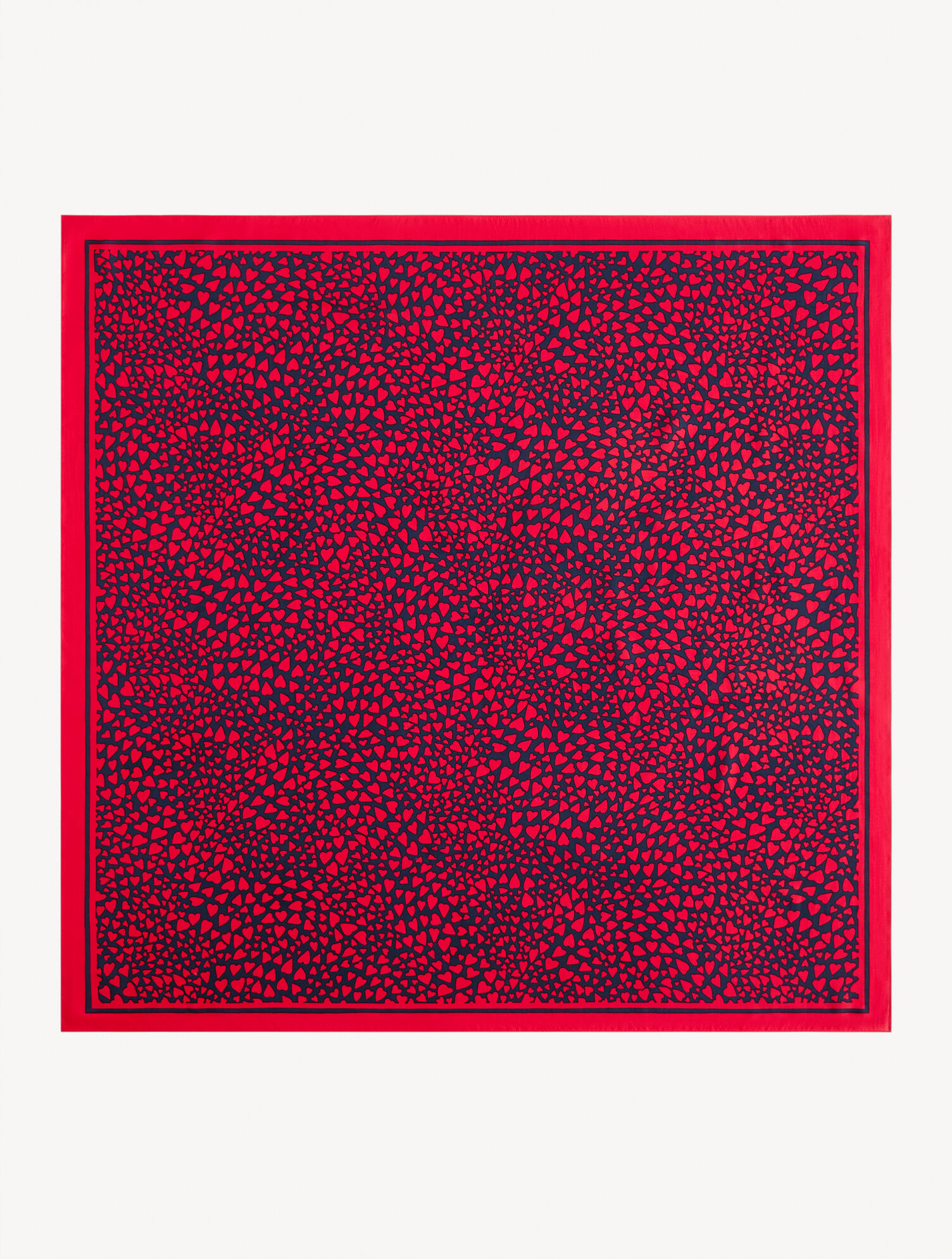 Flowing Hearts Square Scarf
