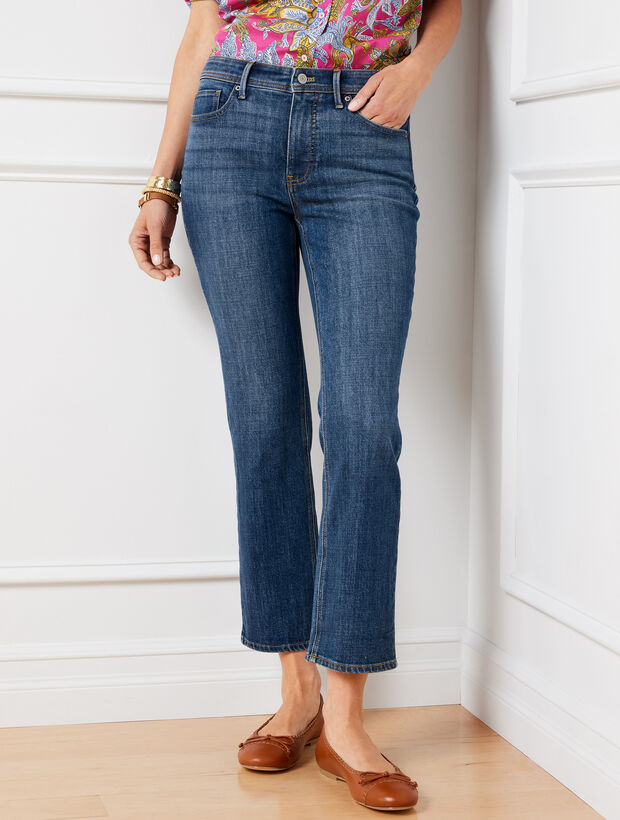 Demi Boot Crop Jeans - Maria Wash