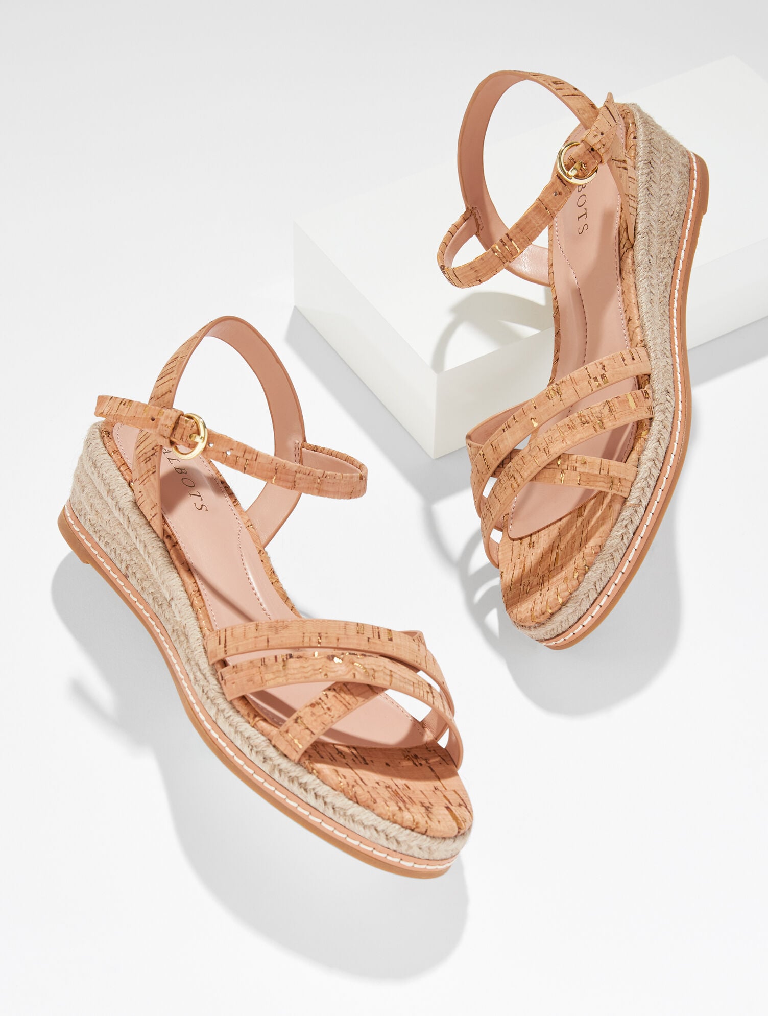 Pamela Cork Wedge Sandals