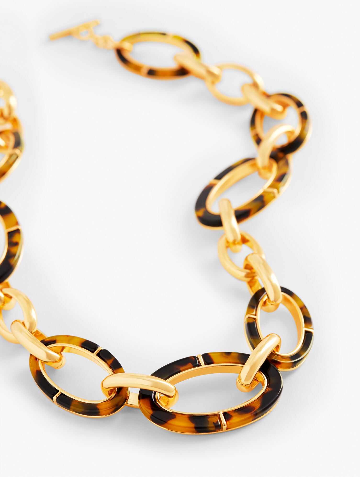 Tortoiseshell Links Necklace | Talbots