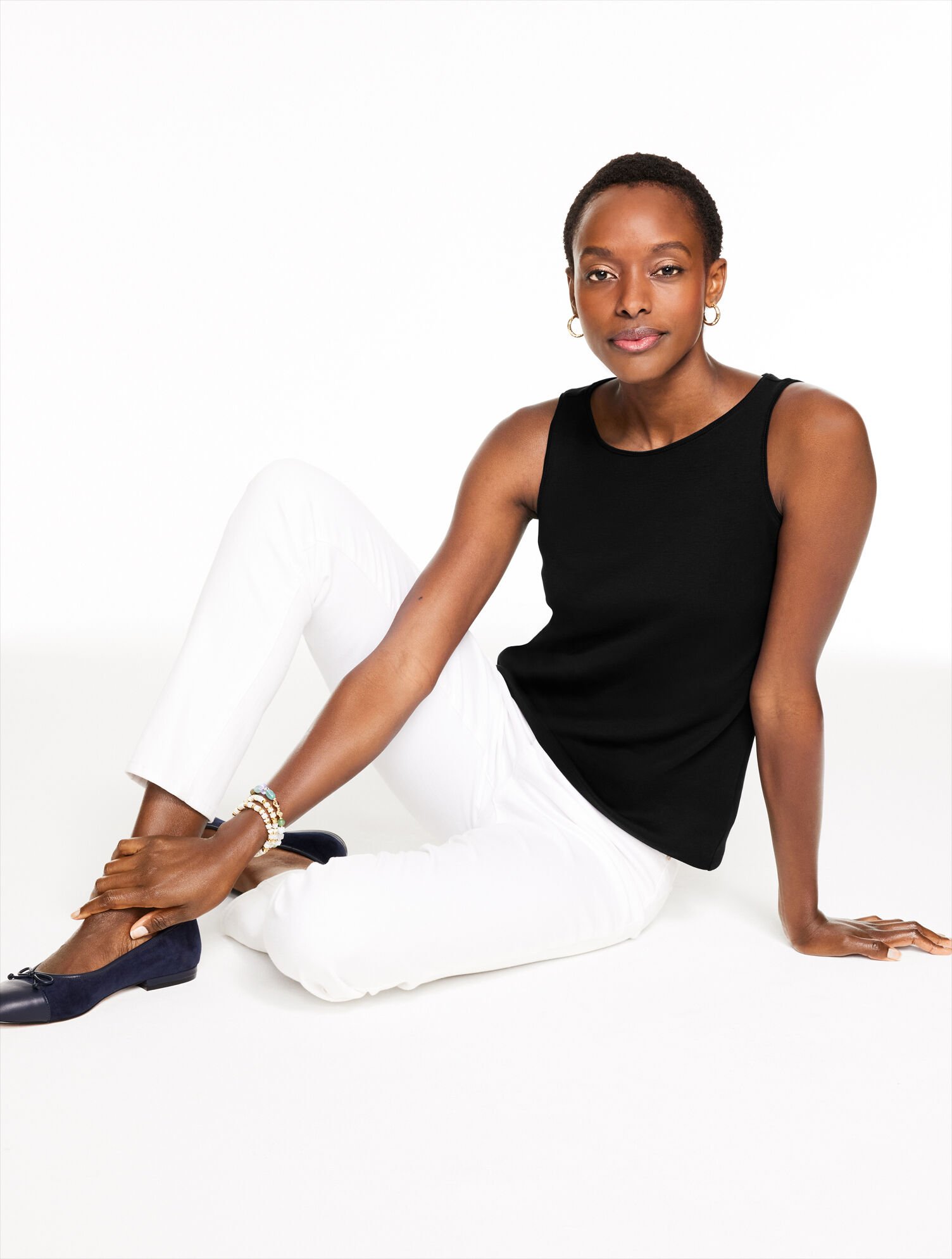 Bateau Neck Tank - Solids