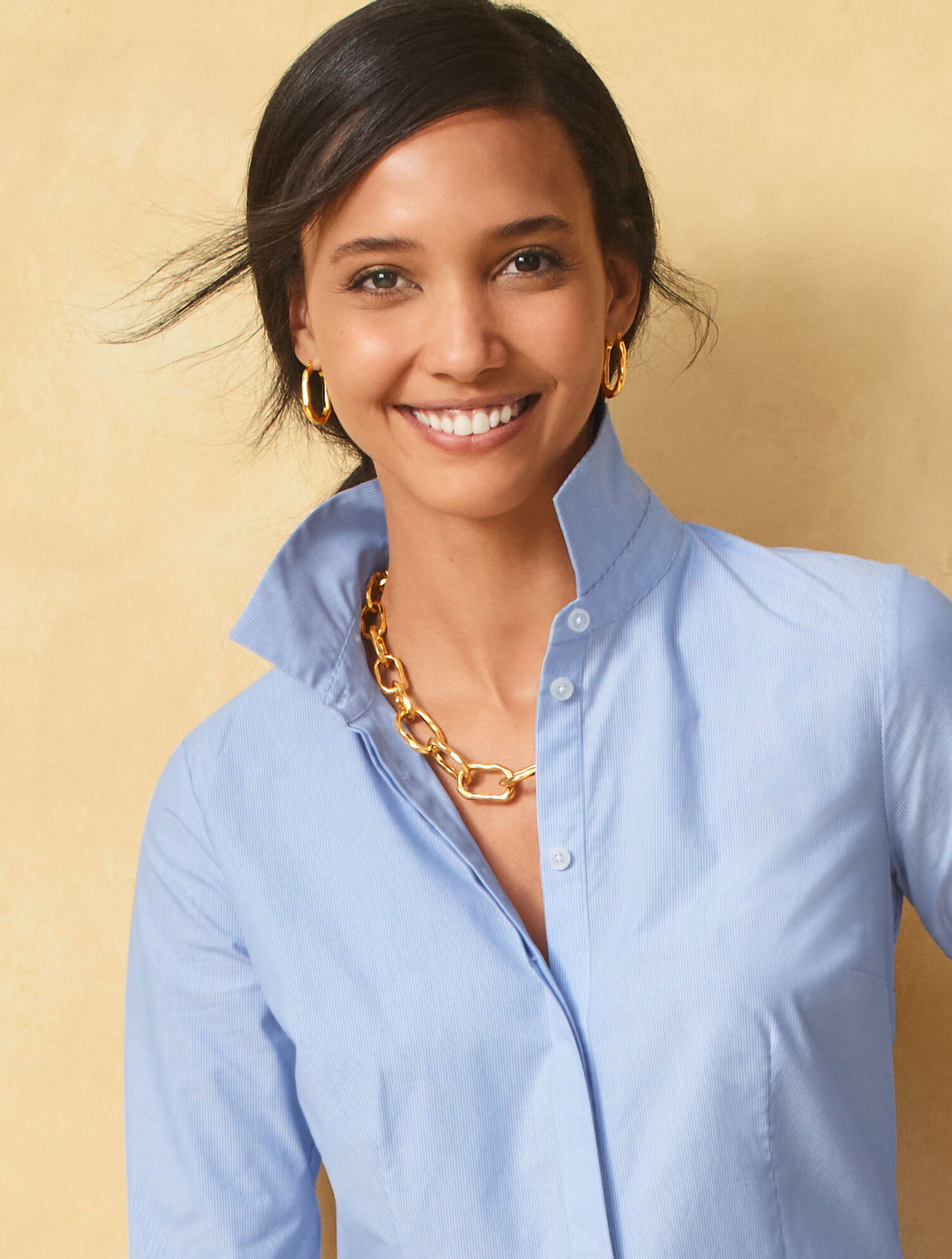 Hammered Link Necklace