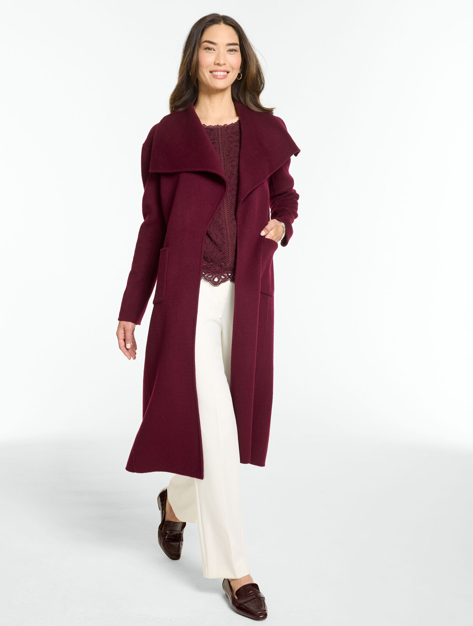Double Face Belted Coat
