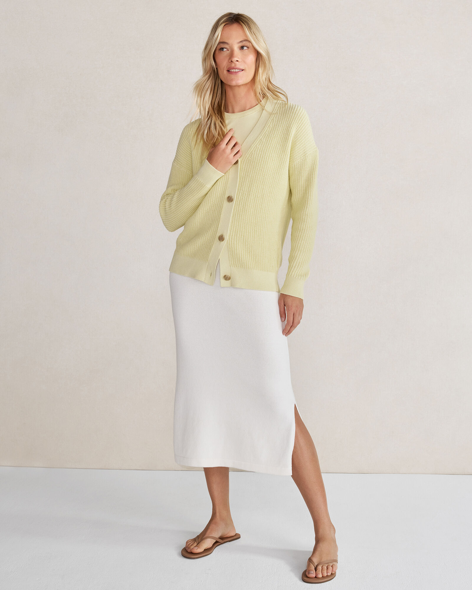 Organic Cotton Midi Skirt
