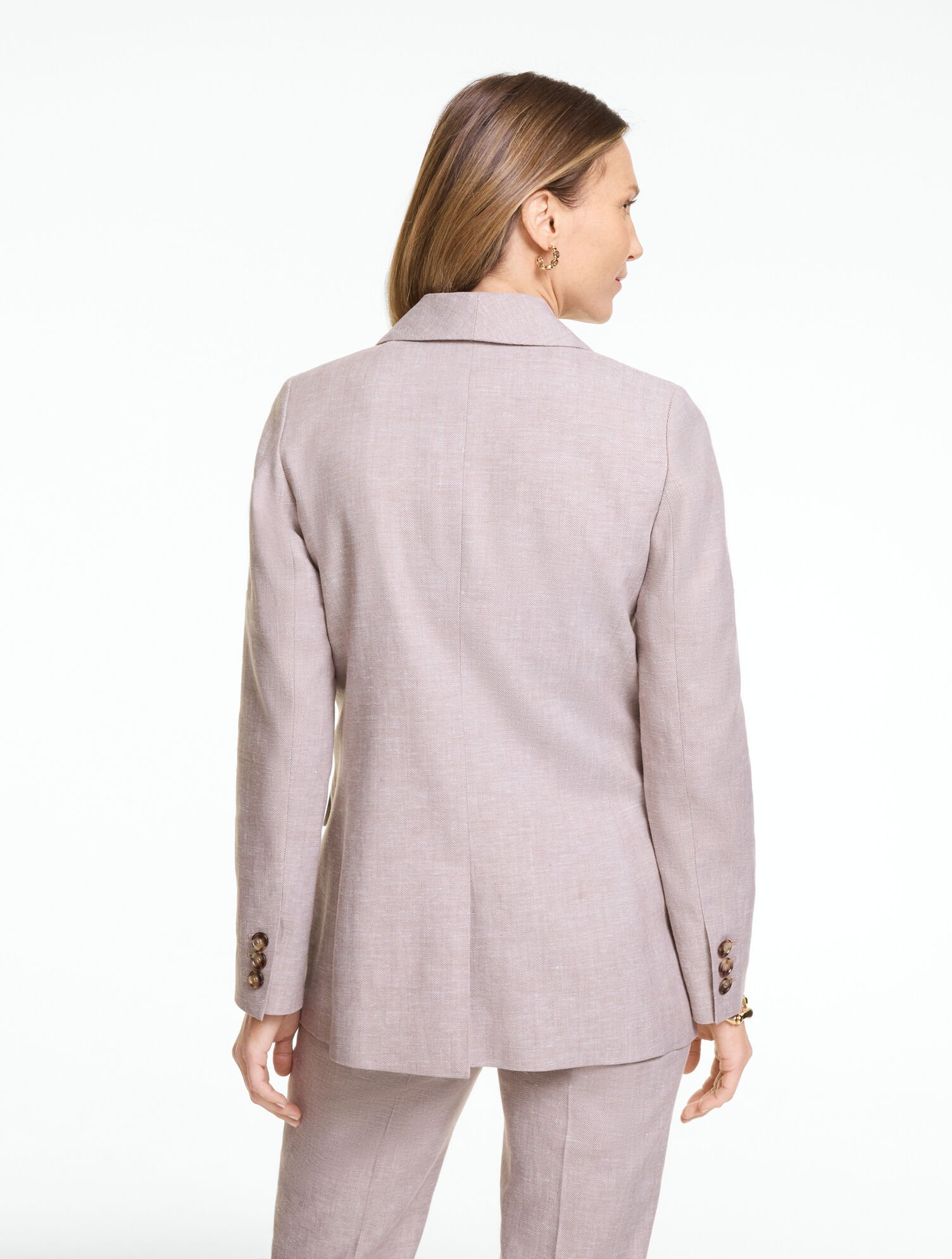 Linen Shawl Collar Blazer