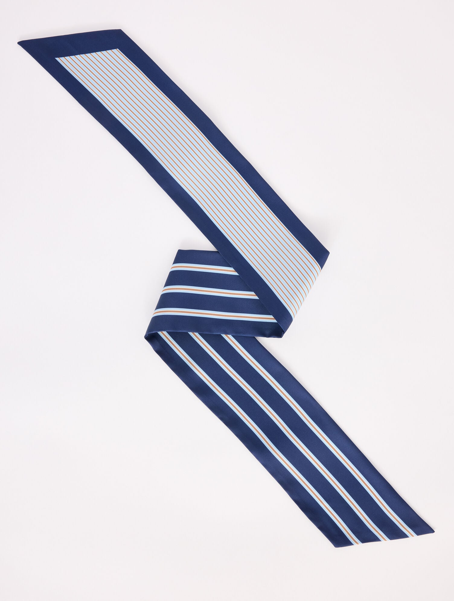 Poised Stripe Skinny Scarf - thumbnail 3