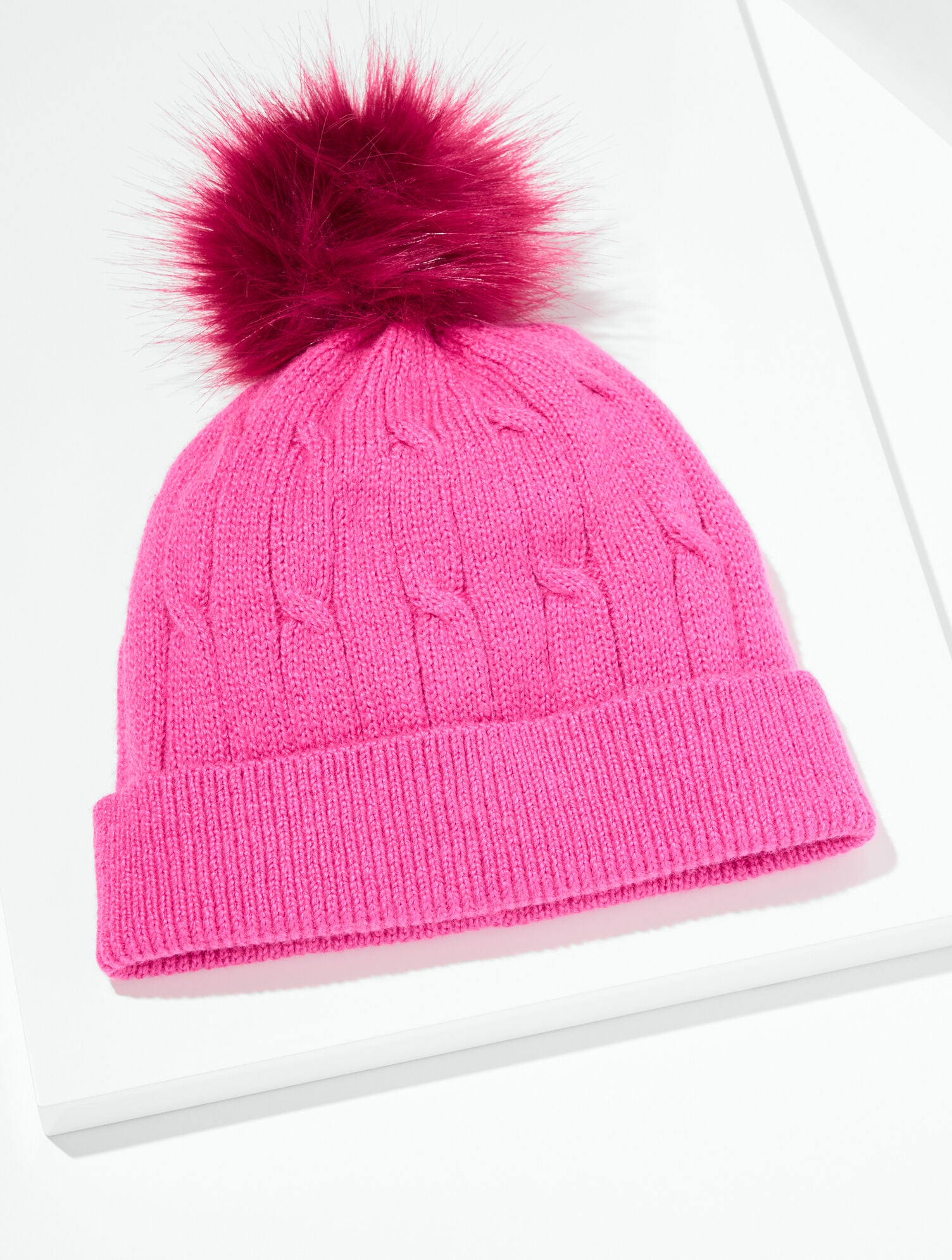 Soft Cable Knit Beanie