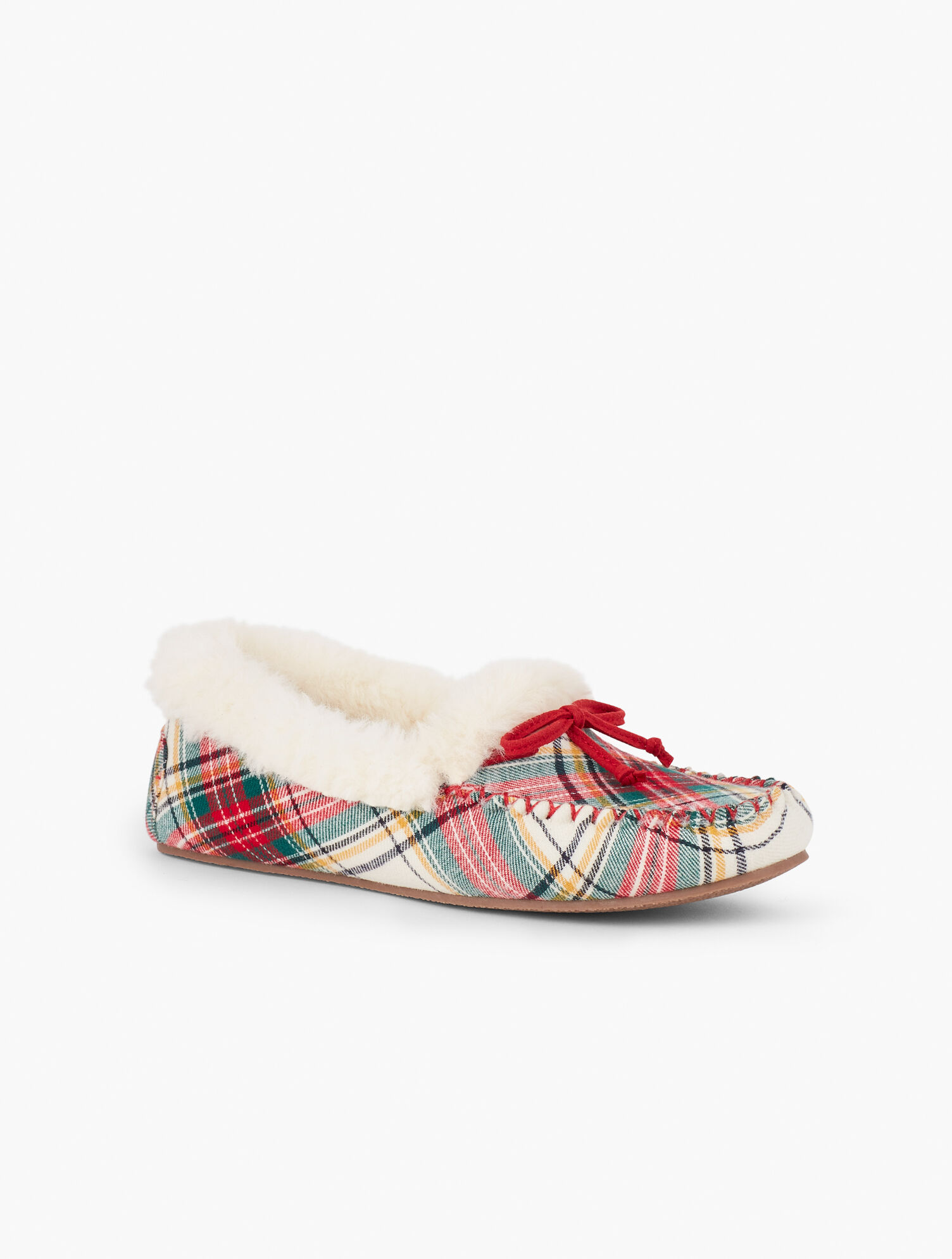 Ruby Plaid Slippers