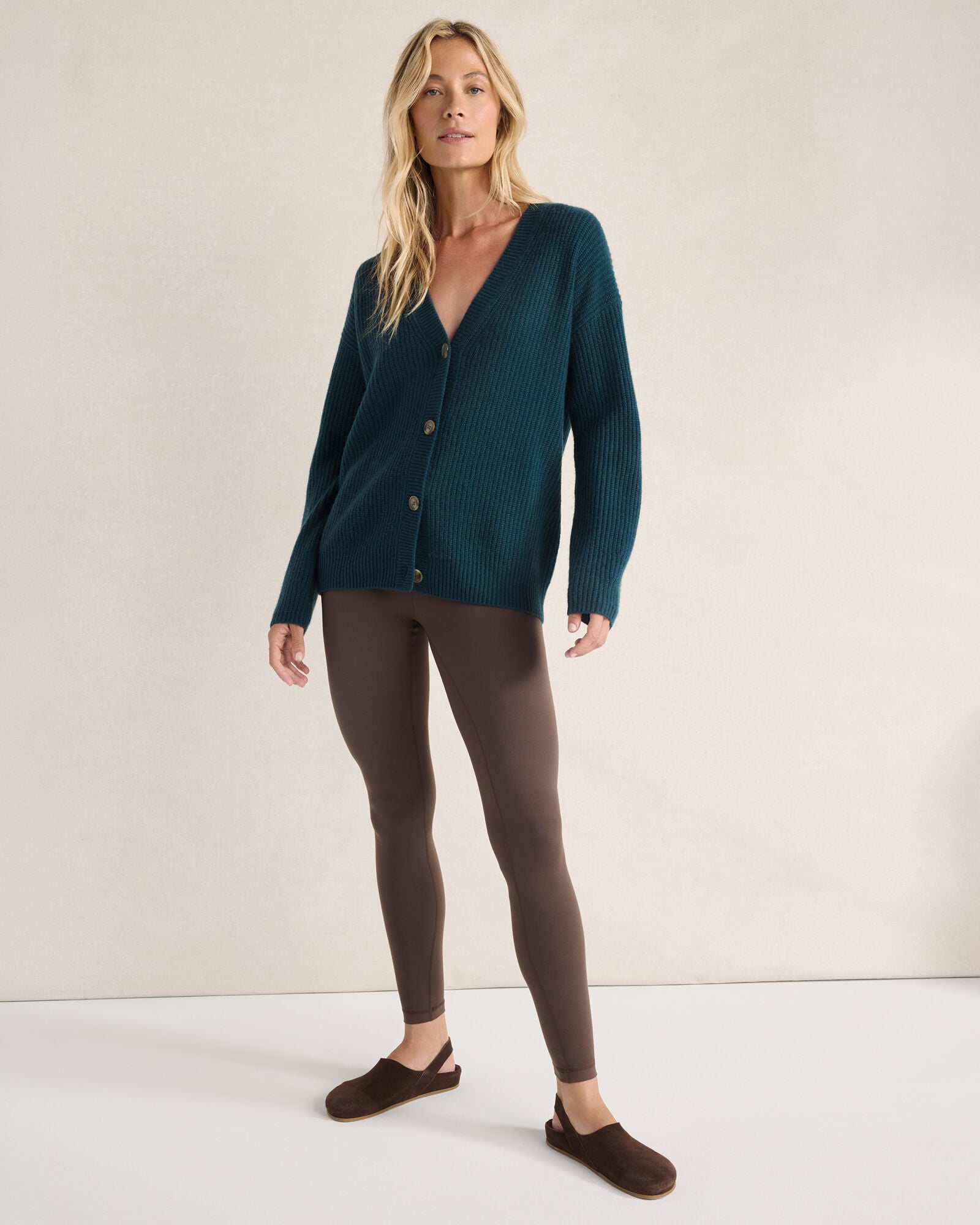 Cashmere Shaker Stitch Cardigan