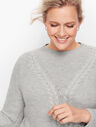 Cableknit Shaker Stitch Sweater