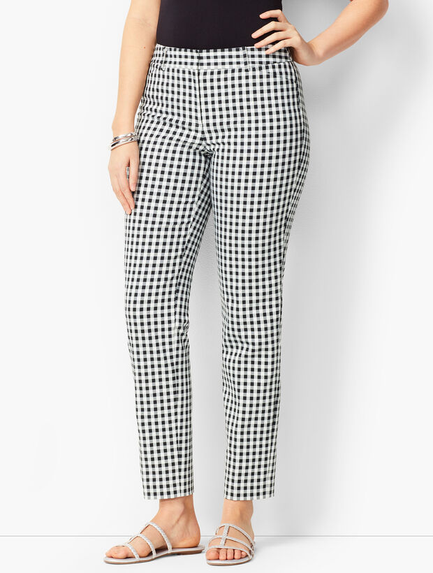 Talbots Hampshire Ankle Pants - Curvy Fit - Gingham