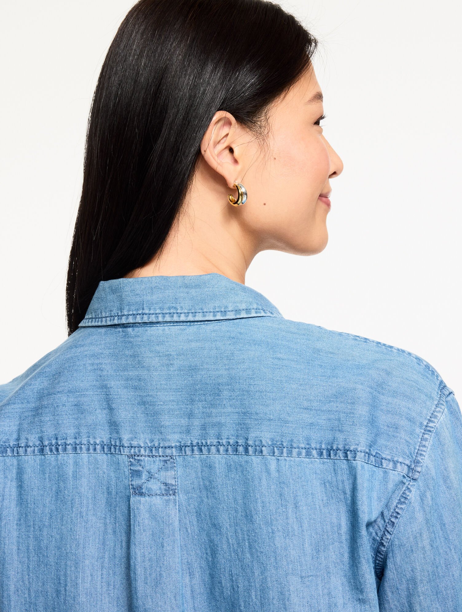 Denim Everyday Relaxed Shirt - Vista Cloud Wash