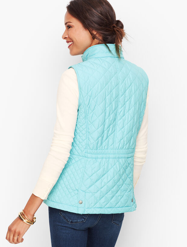 Fleece Lined Quilted Vest | Talbots