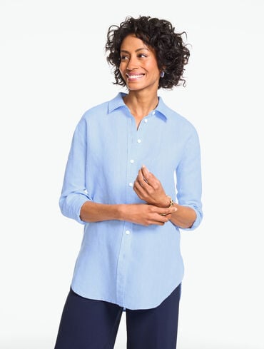 Women's Blue Long Sleeve Blouses and Shirts | Talbots Women's Blue Long Sleeve Blouses and Shirts | Talbots