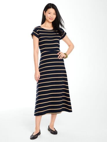talbots formal wear dresses Mixed-Flowers Fit-And-Flare Dress 38 Material Women's Dresses | Talbots