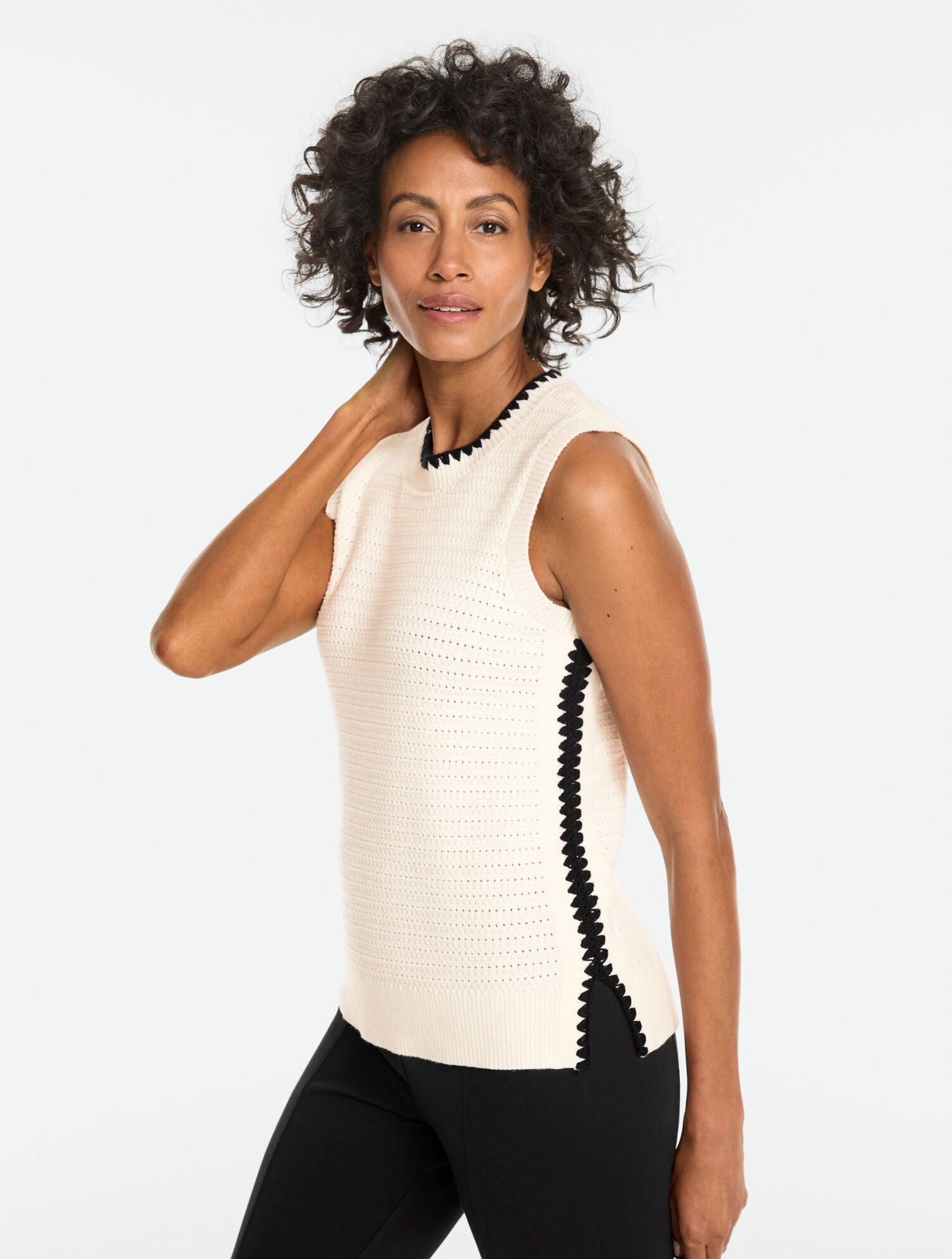 Whipstitch Sweater Vest