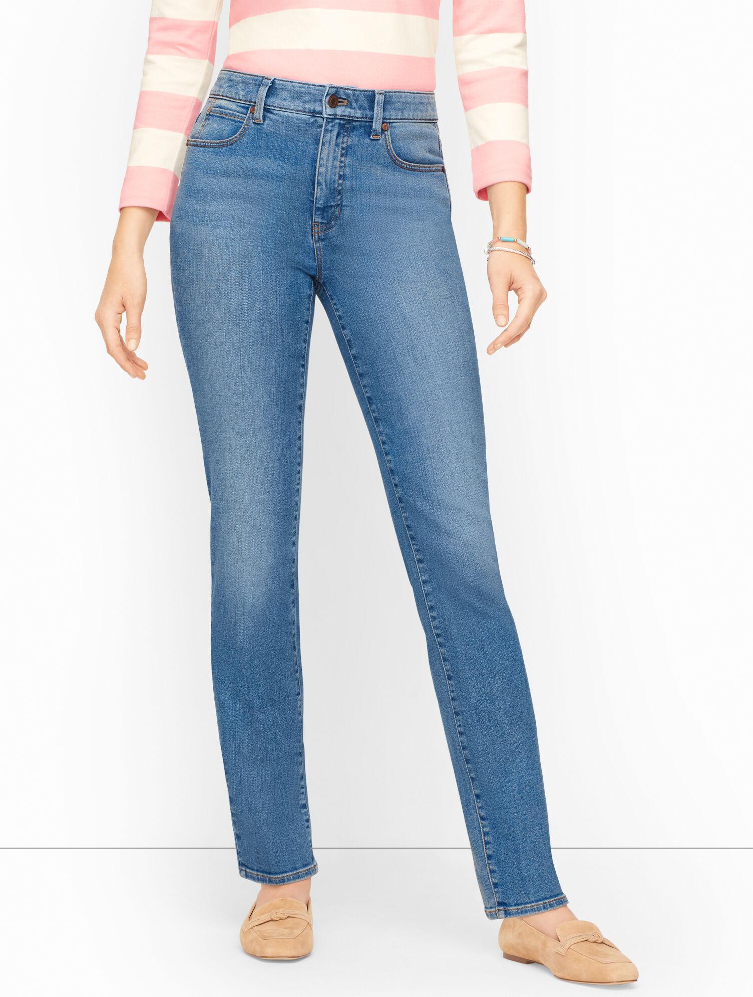 Straight Leg Jeans - Vista Wash