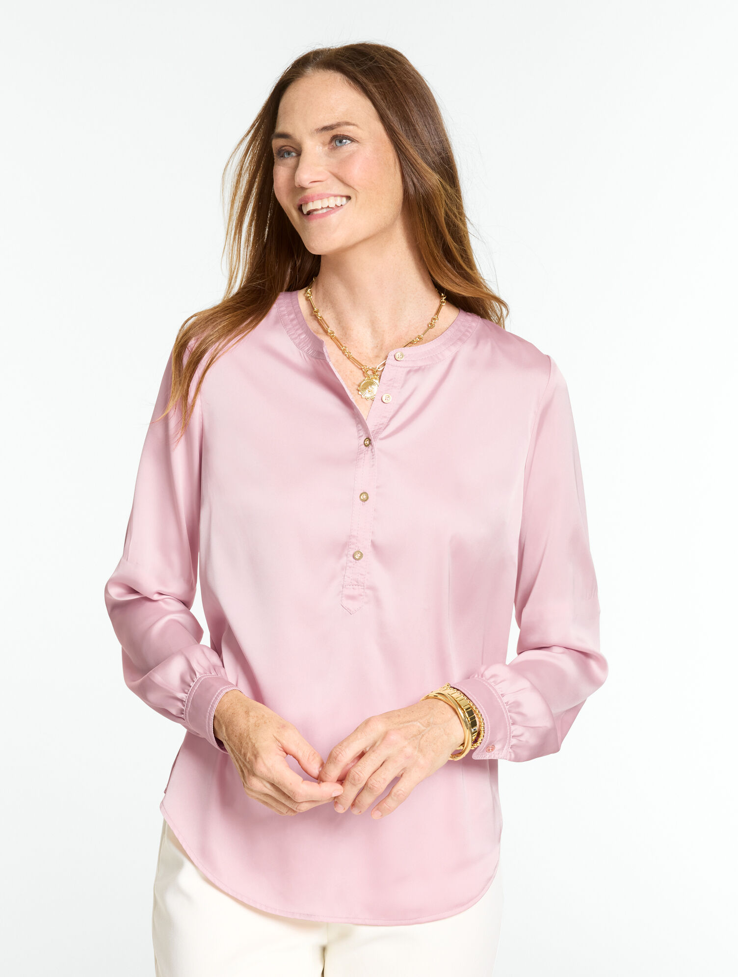 Soft Satin Charmeuse Top