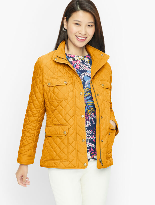 Quilted Snap Front Jacket