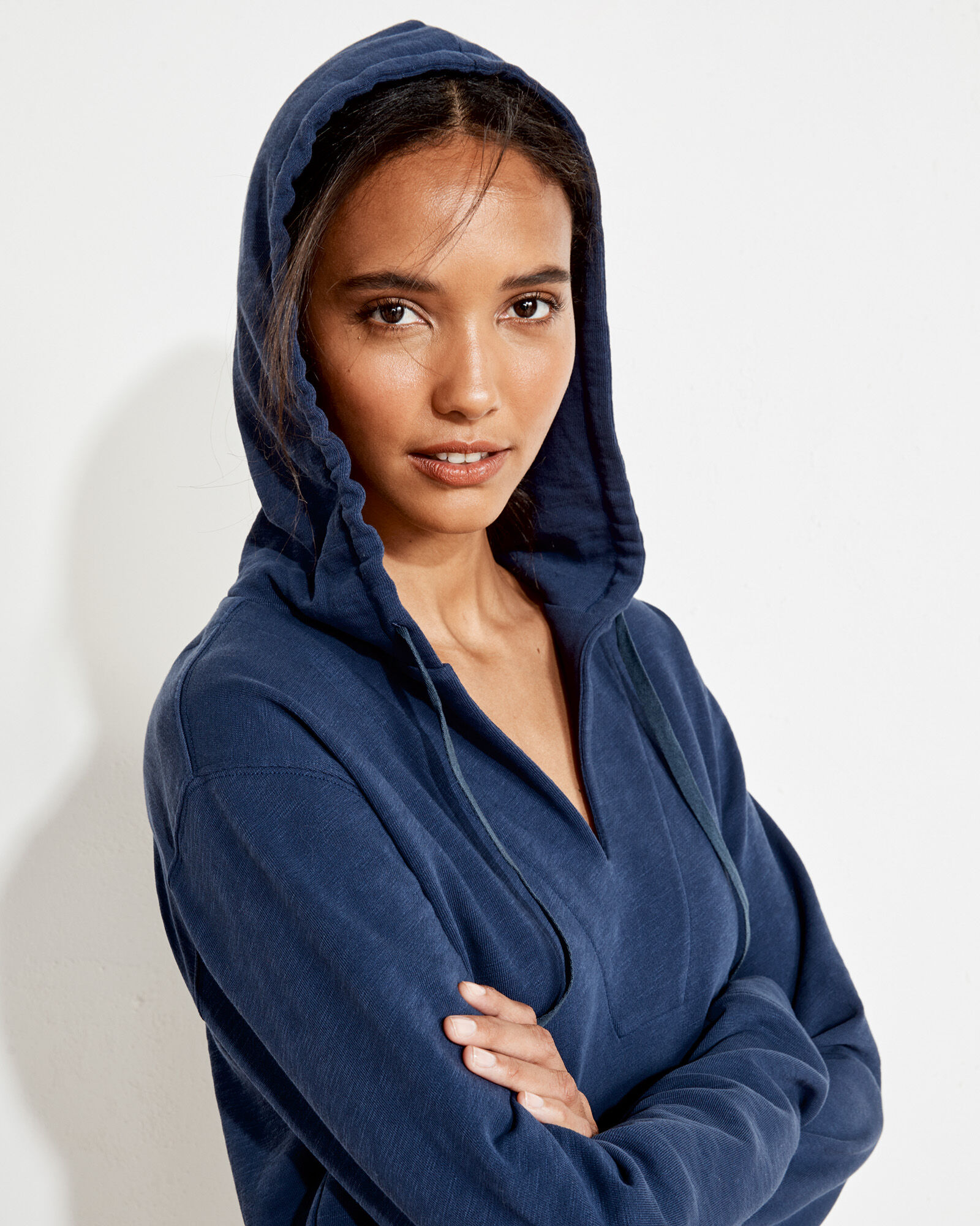 Cotton Slub French Terry Hoodie