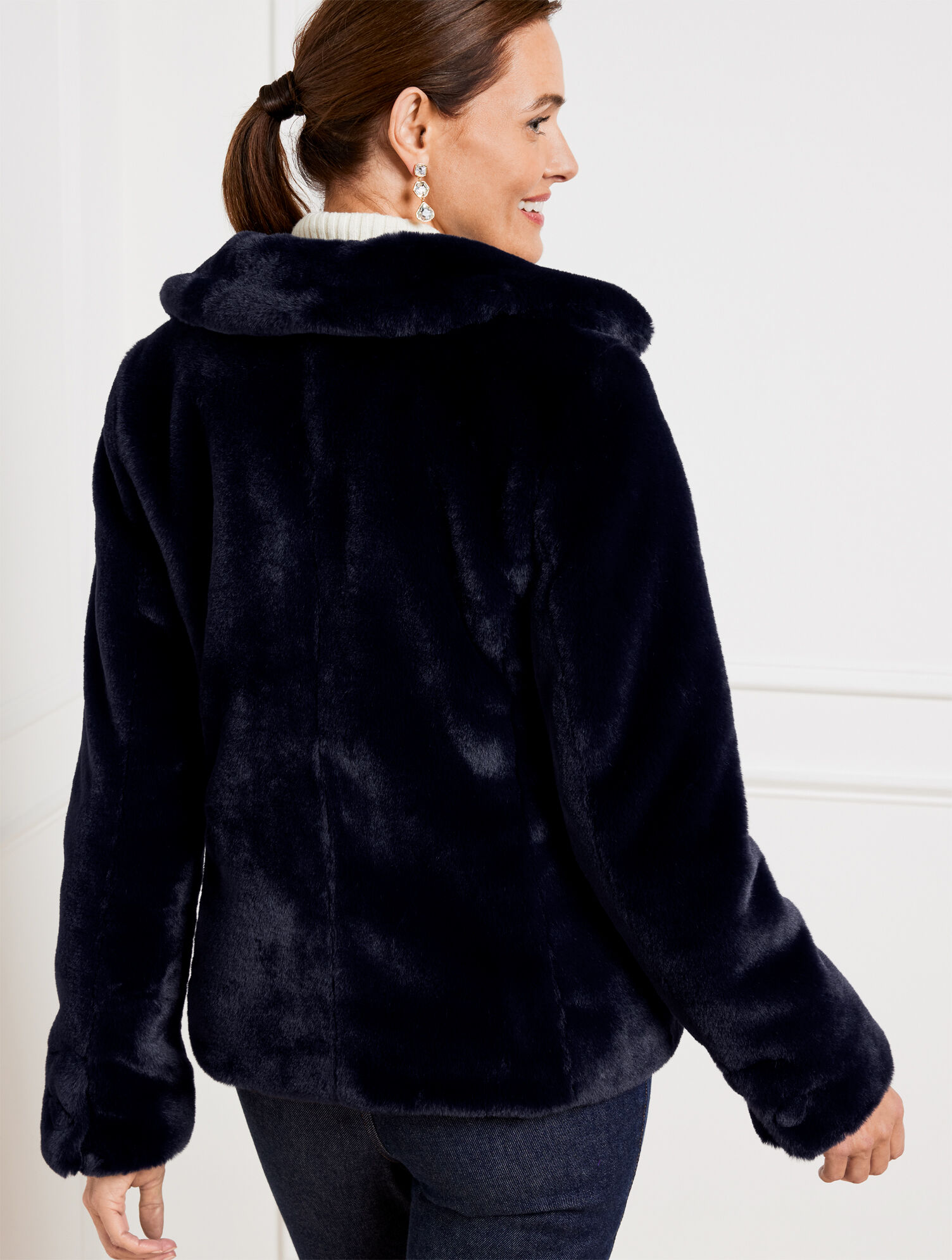 Faux Fur Coat | Talbots