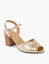 Beatrice Metallic Nappa Sandals