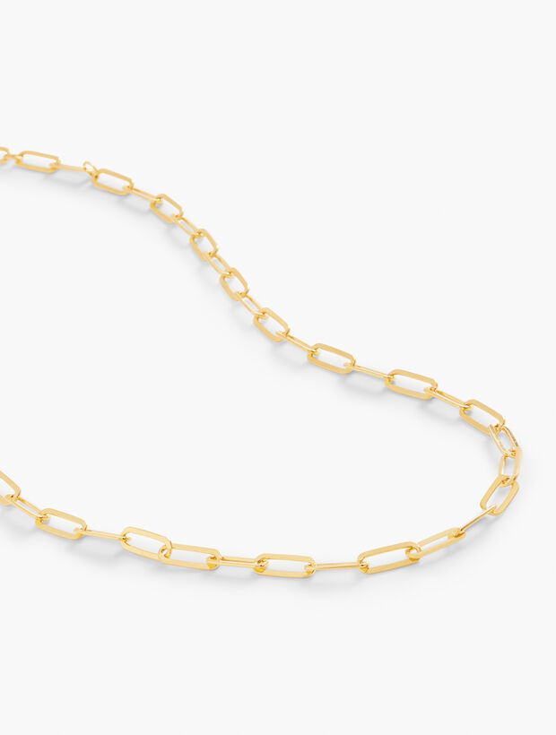 Gold-Plated Sterling Silver Links Necklace