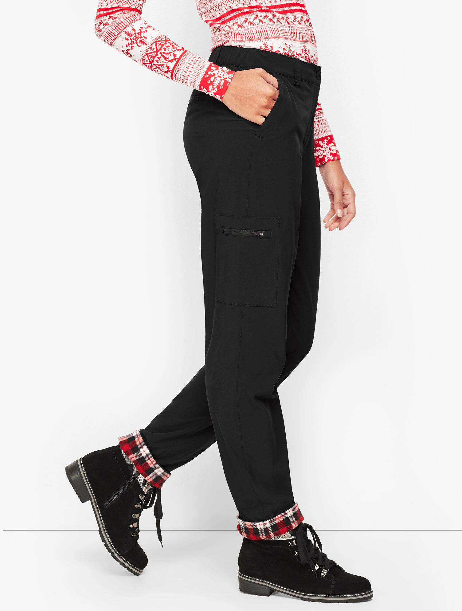 Relaxed Fit Womens Black Flannel Lined Jeans Flannel Lined