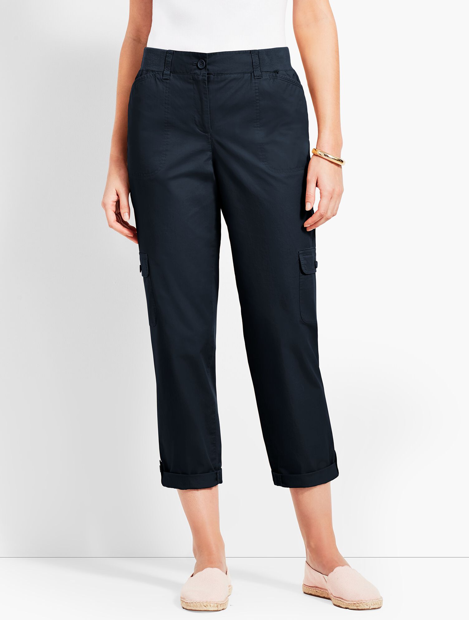 Poplin Relaxed Crop
