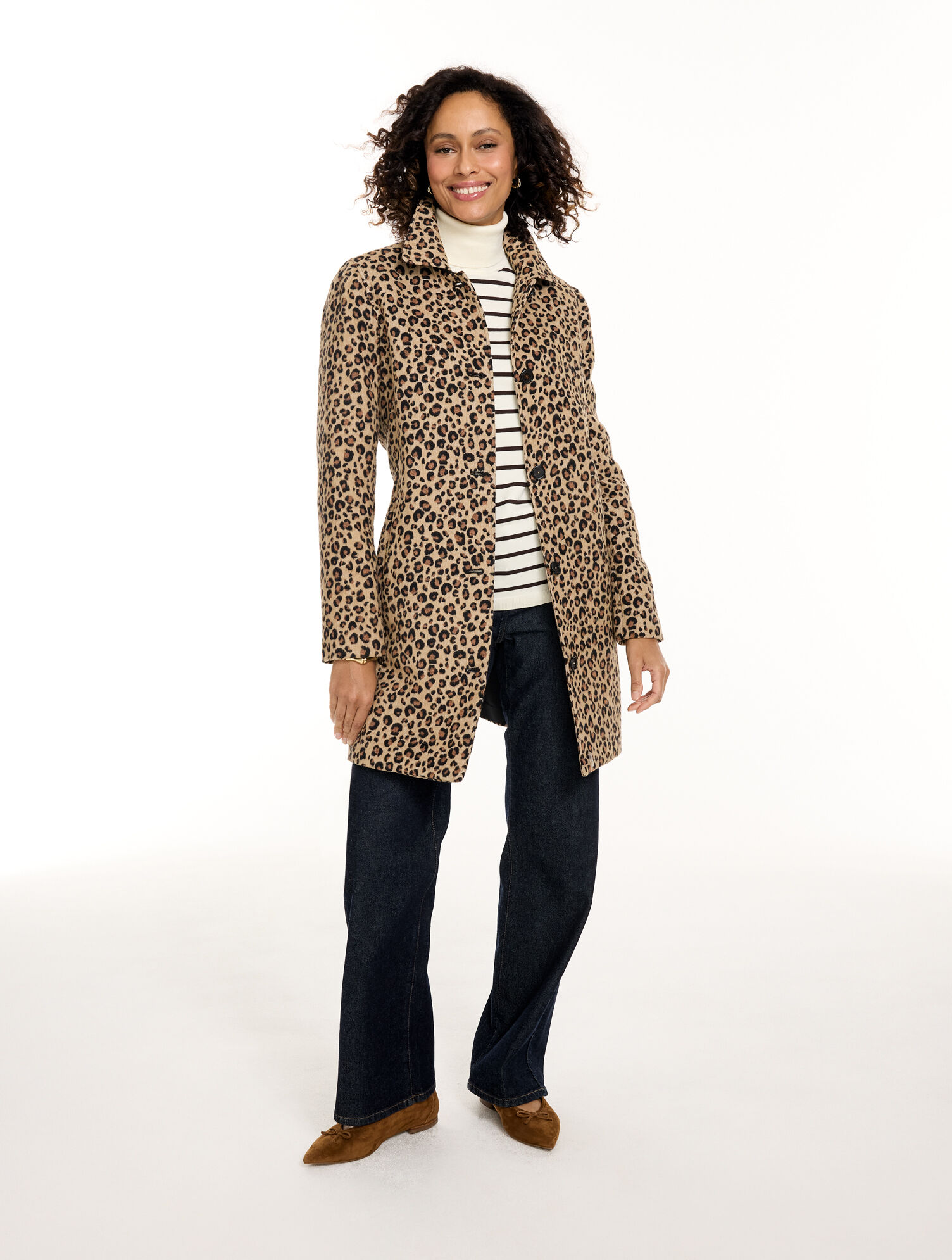 Lavish Leopard Car Coat