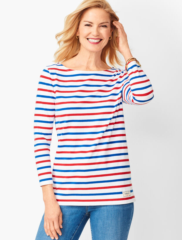 Breton Stripe Authentic Talbots Tee